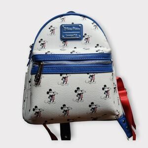 **LIKE NEW** Disney Parks x Loungefly Mickey Mouse Backpack All Over Print